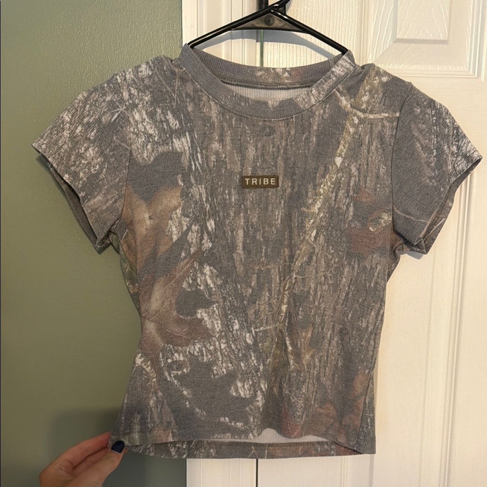 Tribe Kelley Break Up Camo Ribbed Tee